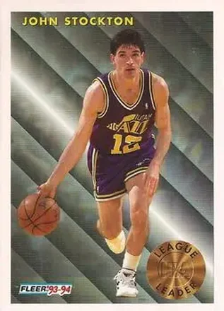 1993-94 Fleer #228 - John Stockton - Utah Jazz