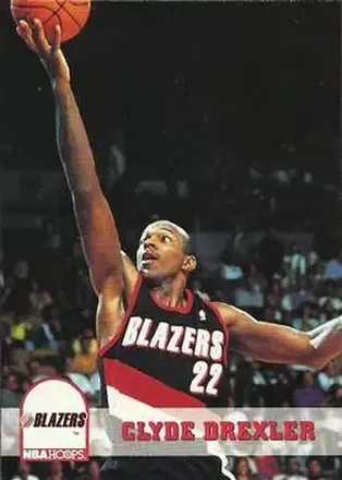 1993-94 Hoops #176 - Clyde Drexler - Portland Trail Blazers