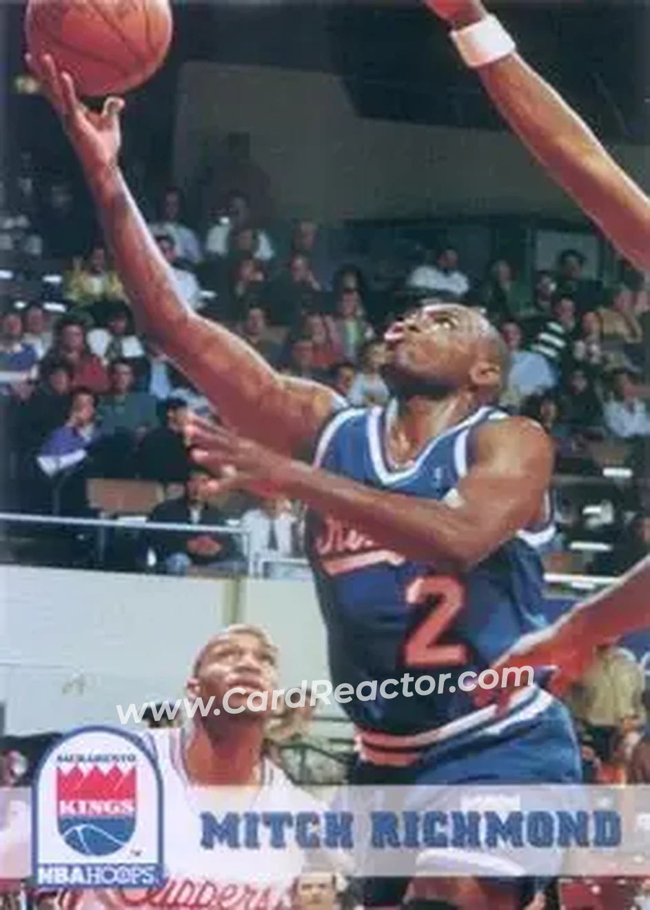 1993-94 Hoops #190 - Mitch Richmond - Sacramento Kings - Front 1993-94 Hoops #190 - Mitch Richmond - Sacramento Kings - Front