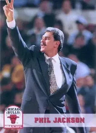 1993-94 Hoops #233 - Phil Jackson - Chicago Bulls