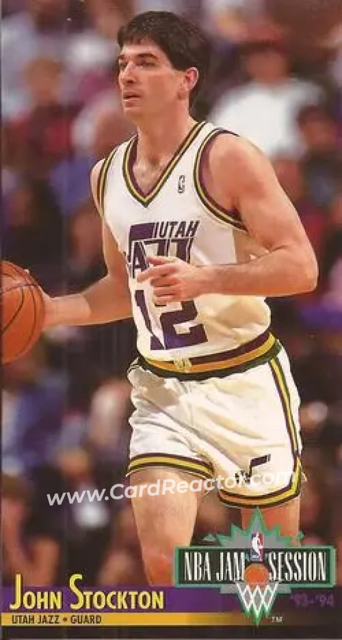 1993-94 Jam Session #228 - John Stockton - Utah Jazz - Front 1993-94 Jam Session #228 - John Stockton - Utah Jazz - Front