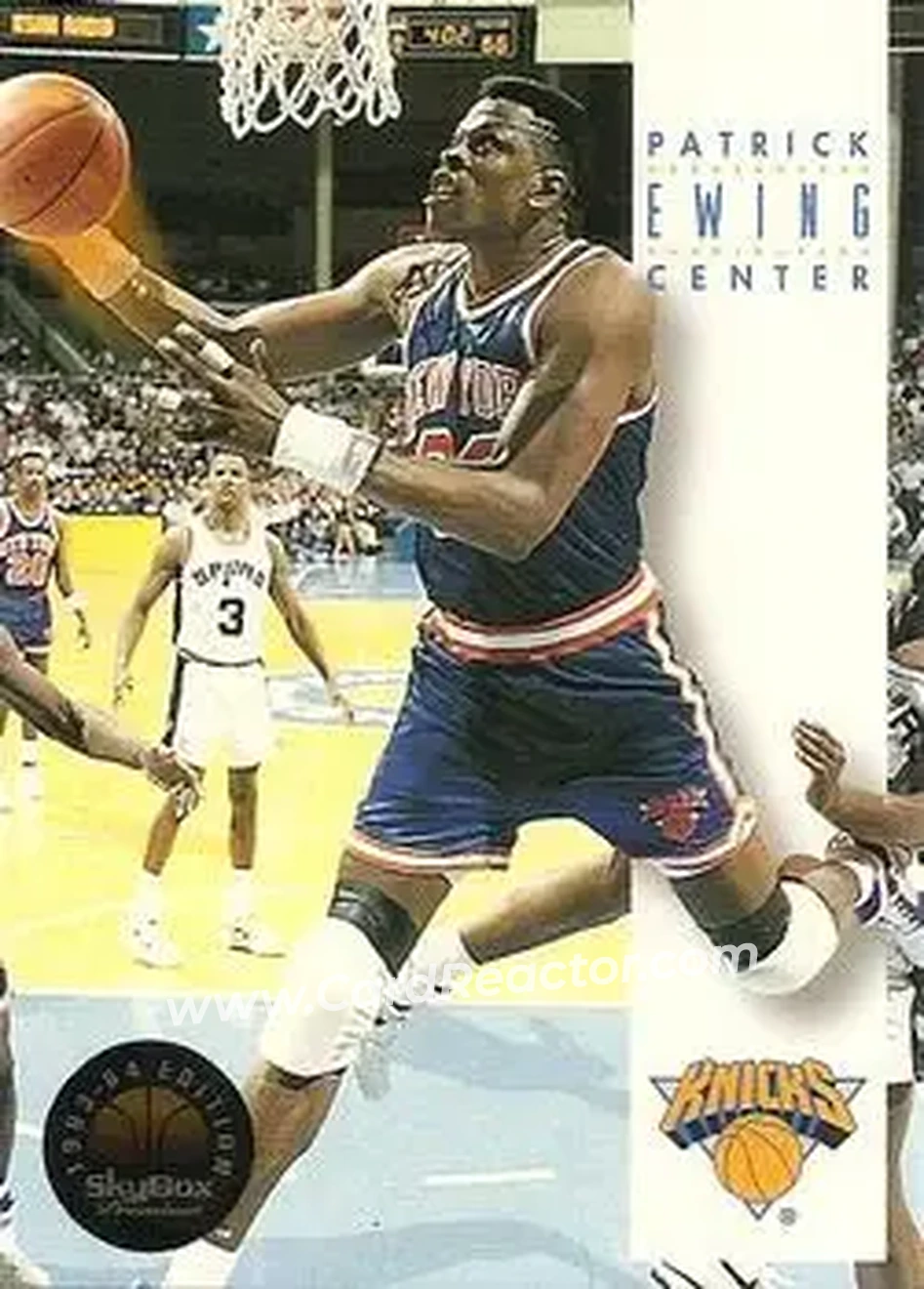 1993-94 SkyBox Premium #126 - Patrick Ewing - New York Knicks - Front