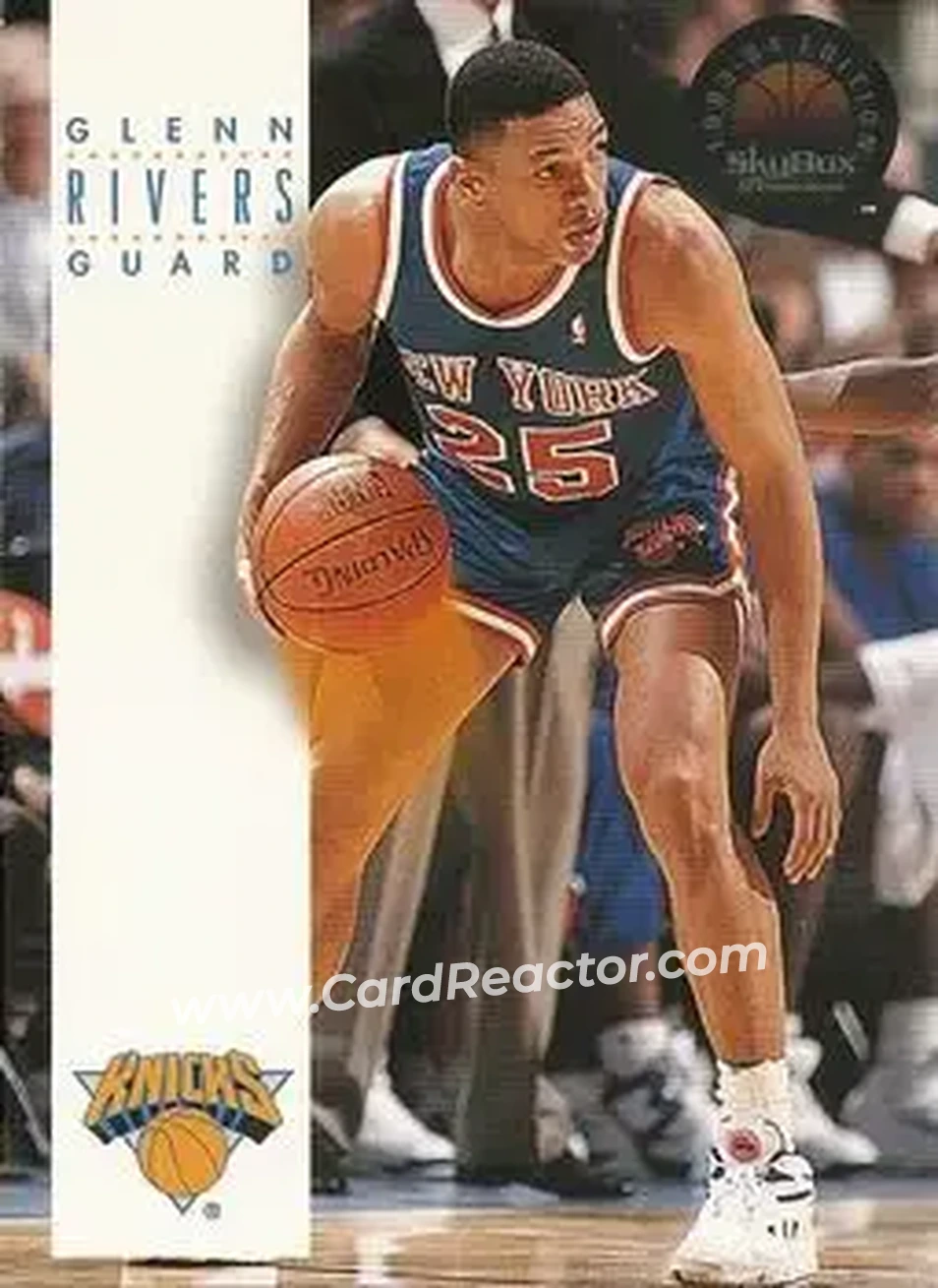 1993-94 SkyBox Premium #129 - Doc Rivers - New York Knicks - Front