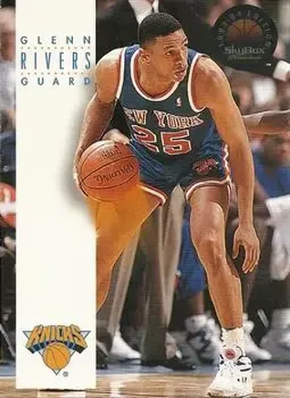 1993-94 SkyBox Premium #129 - Doc Rivers - New York Knicks
