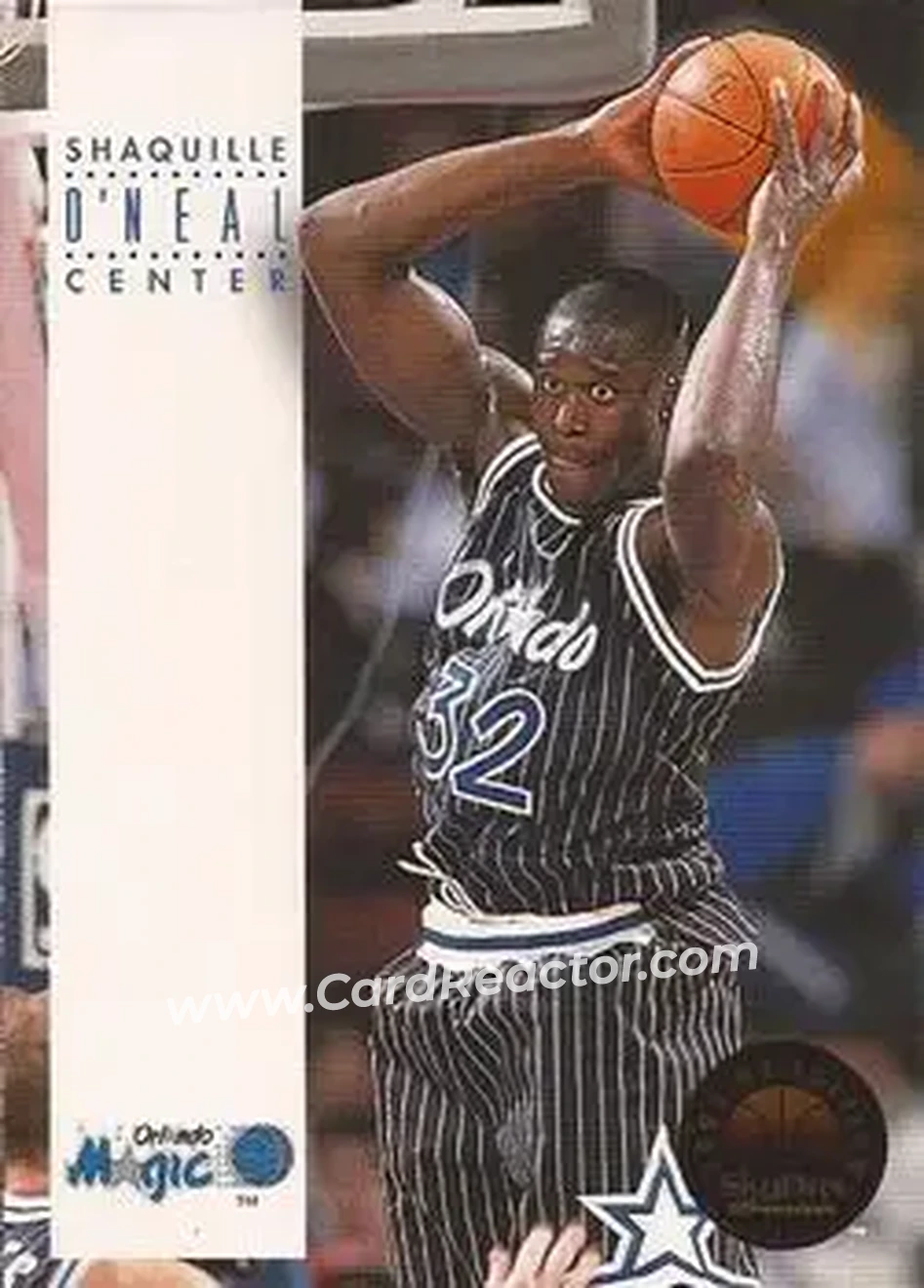 1993-94 SkyBox Premium #133 - Shaquille O'Neal - Orlando Magic - Front 1993-94 SkyBox Premium #133 - Shaquille O'Neal - Orlando Magic - Front