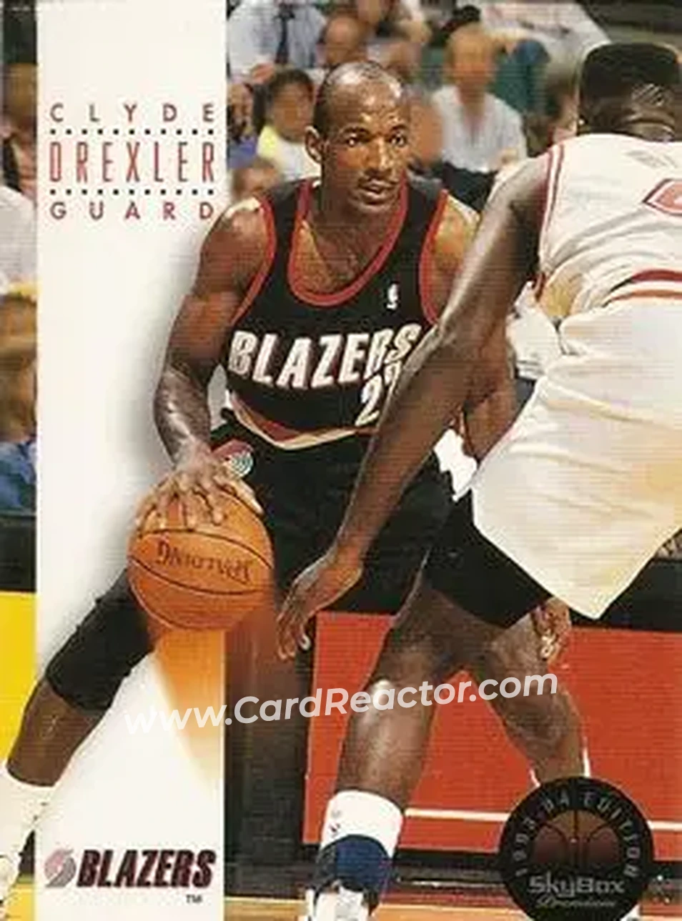 1993-94 SkyBox Premium #150 - Clyde Drexler - Portland Trail Blazers - Front