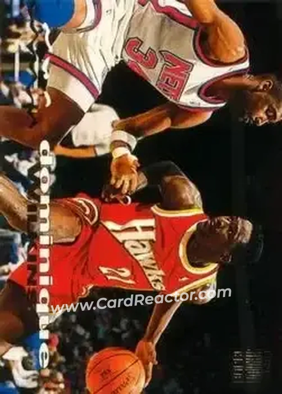 1993-94 Stadium Club #129 - Dominique Wilkins - Atlanta Hawks - Front 1993-94 Stadium Club #129 - Dominique Wilkins - Atlanta Hawks - Front