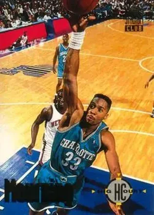 1993-94 Stadium Club #176 - Alonzo Mourning - Charlotte Hornets
