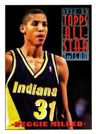1993-94 Topps #133 - Reggie Miller - Indiana Pacers 1993-94 Topps #133 - Reggie Miller - Indiana Pacers