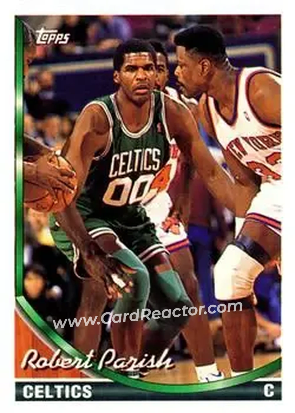 1993-94 Topps #142 - Robert Parish - Boston Celtics - Front