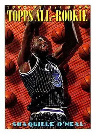 1993-94 Topps #152 - Shaquille O'Neal - Orlando Magic