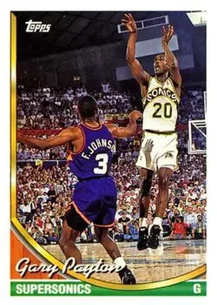 1993-94 Topps #155 - Gary Payton - Seattle SuperSonics