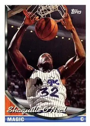 1993-94 Topps #181 - Shaquille O'Neal - Orlando Magic