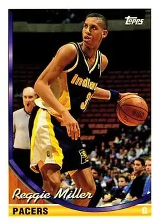 1993-94 Topps #187 - Reggie Miller - Indiana Pacers 1993-94 Topps #187 - Reggie Miller - Indiana Pacers