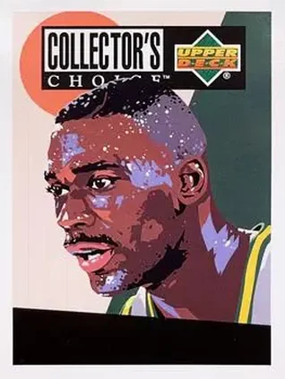 1994-95 Collector's Choice European English #417 - Shawn Kemp - Seattle SuperSonics