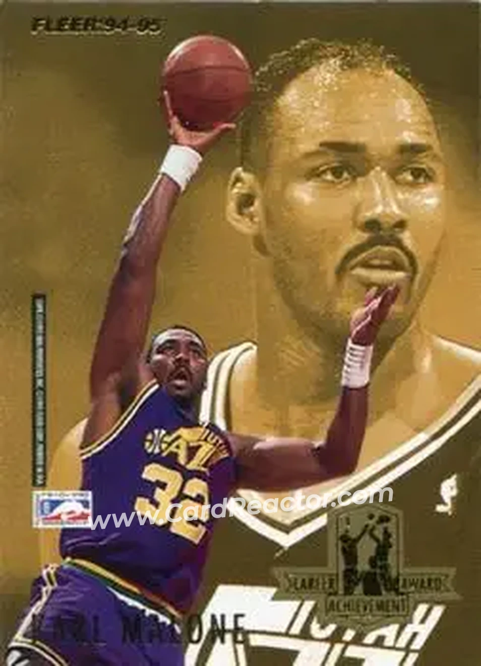 1994-95 Fleer European - Career Achievement Awards #NNO - Card #NNO - Back 1994-95 Fleer European - Career Achievement Awards #NNO - Card #NNO - Back