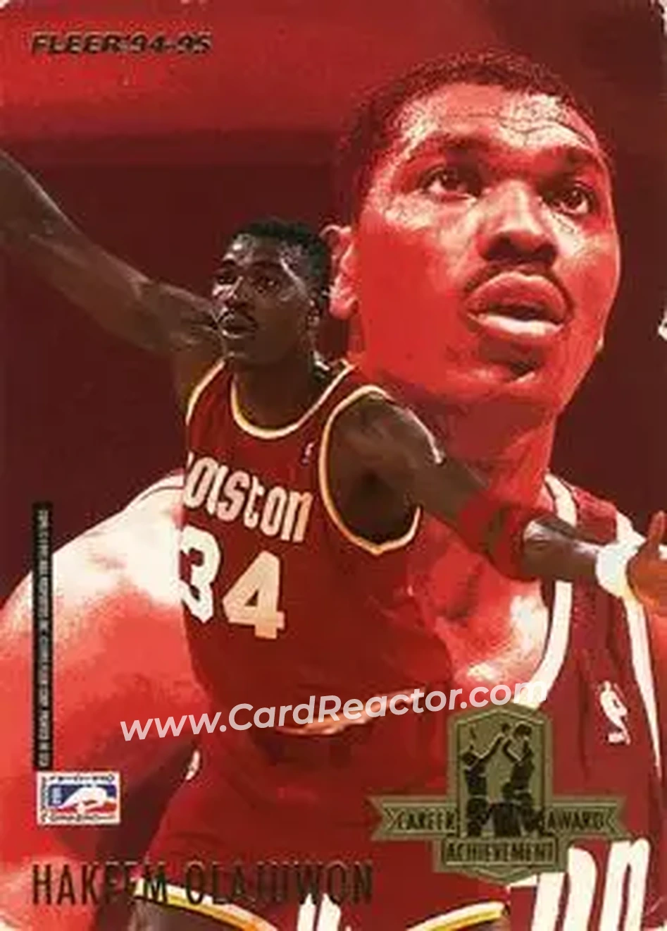 1994-95 Fleer European - Career Achievement Awards #NNO - Card #NNO - Back 1994-95 Fleer European - Career Achievement Awards #NNO - Card #NNO - Back