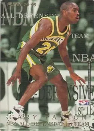 1994-95 Fleer European - NBA All-Defensive Team #NNO - Card #NNO
