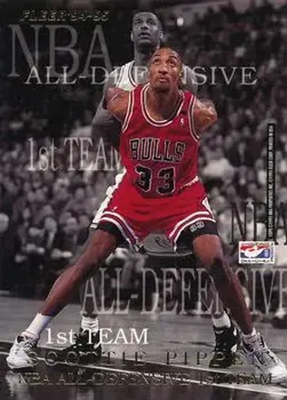 1994-95 Fleer European - NBA All-Defensive Team #NNO - Card #NNO