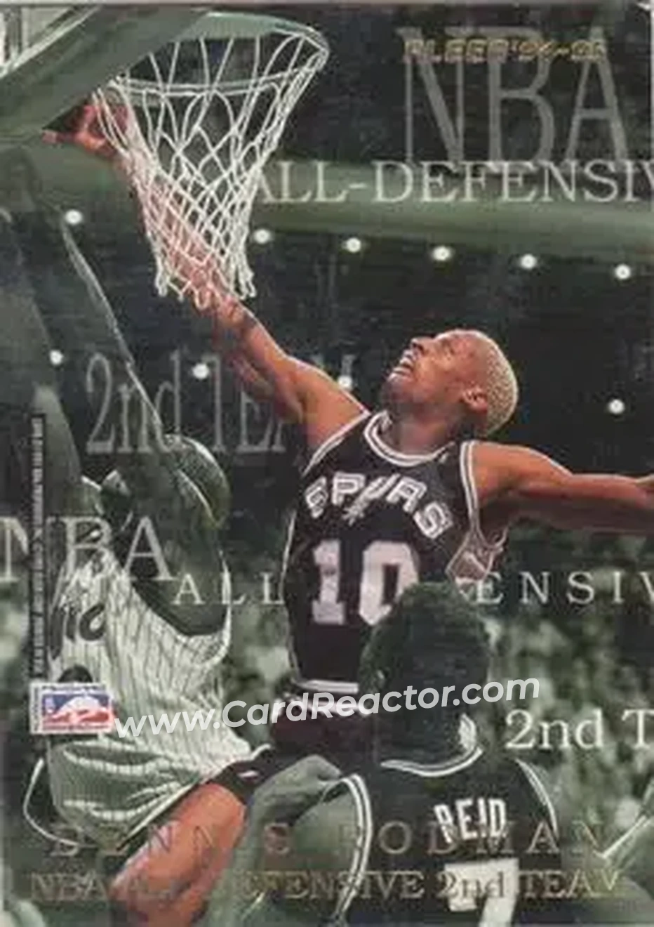 1994-95 Fleer European - NBA All-Defensive Team #NNO - Card #NNO - Front 1994-95 Fleer European - NBA All-Defensive Team #NNO - Card #NNO - Front