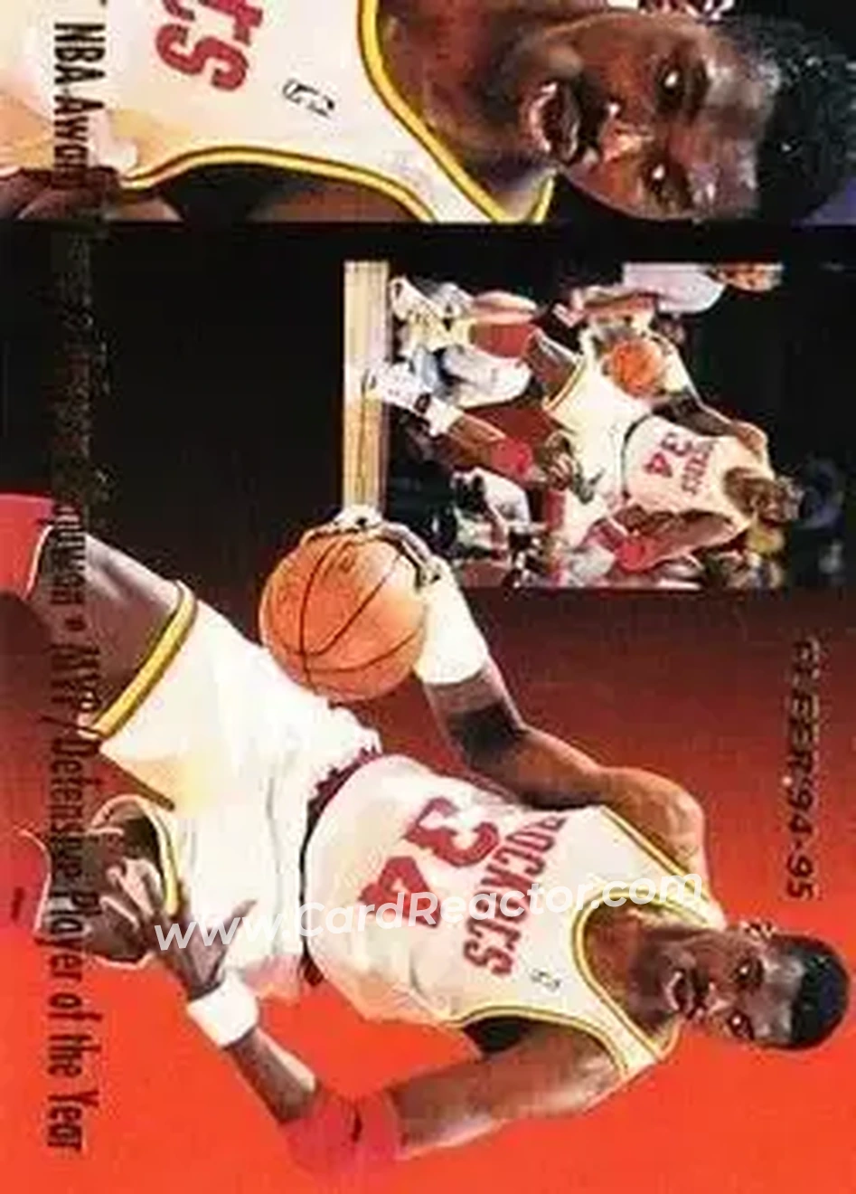 1994-95 Fleer European - NBA Award Winners #NNO - Card #NNO - Back