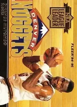 1994-95 Fleer European - NBA League Leaders #NNO - Card #NNO