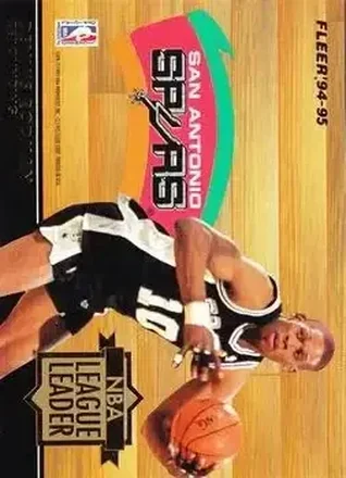 1994-95 Fleer European - NBA League Leaders #NNO - Card #NNO