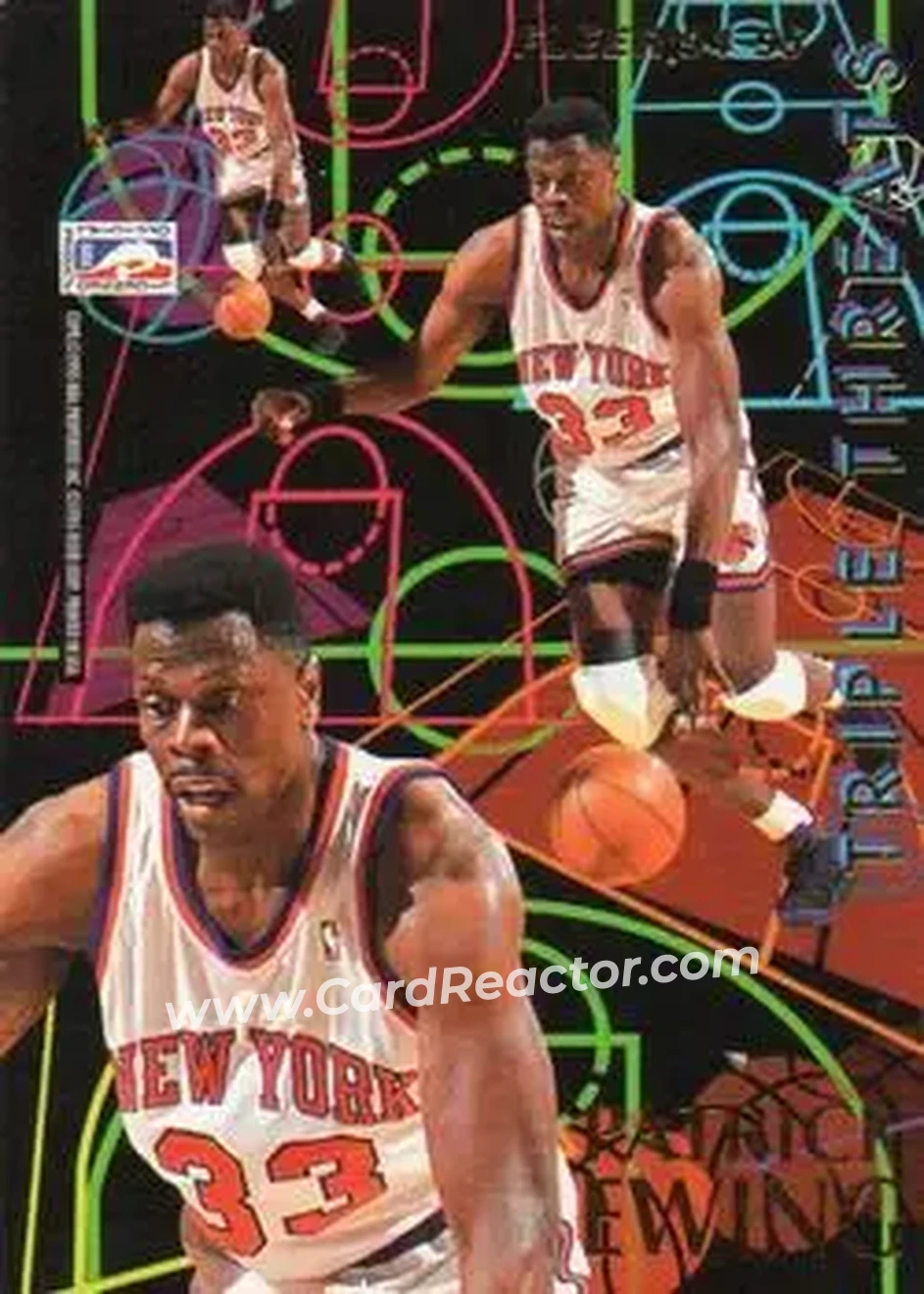 1994-95 Fleer European - Triple Threats #NNO - Card #NNO - Back 1994-95 Fleer European - Triple Threats #NNO - Card #NNO - Back