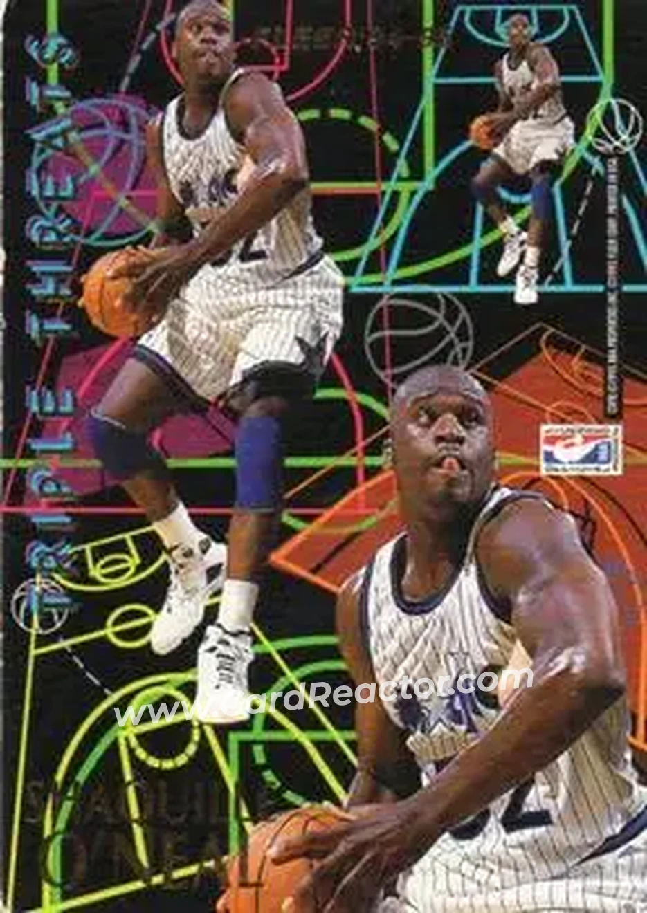 1994-95 Fleer European - Triple Threats #NNO - Card #NNO - Front 1994-95 Fleer European - Triple Threats #NNO - Card #NNO - Front