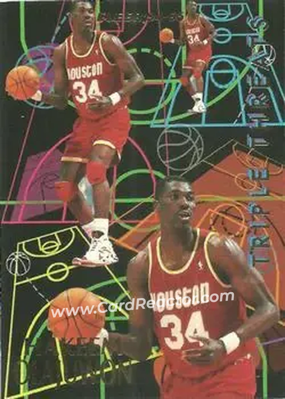 1994-95 Fleer European - Triple Threats #NNO - Card #NNO - Back 1994-95 Fleer European - Triple Threats #NNO - Card #NNO - Back
