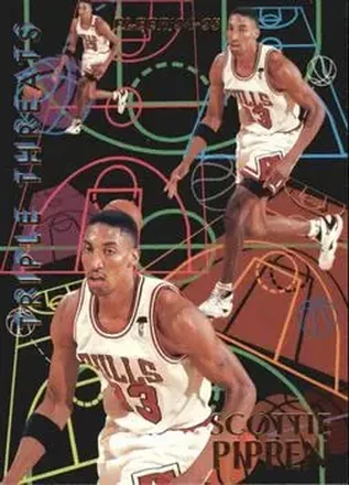 1994-95 Fleer European - Triple Threats #NNO - Card #NNO