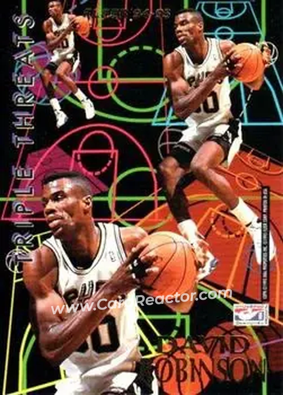 1994-95 Fleer European - Triple Threats #NNO - Card #NNO - Front 1994-95 Fleer European - Triple Threats #NNO - Card #NNO - Front