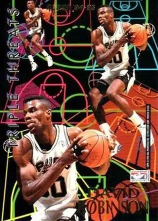 1994-95 Fleer European - Triple Threats #NNO - Card #NNO
