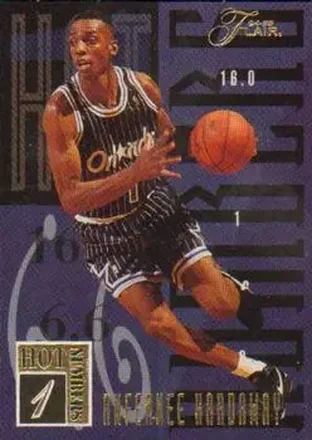 1994-95 Flair - Hot Numbers #4 - Anfernee Hardaway - Orlando Magic