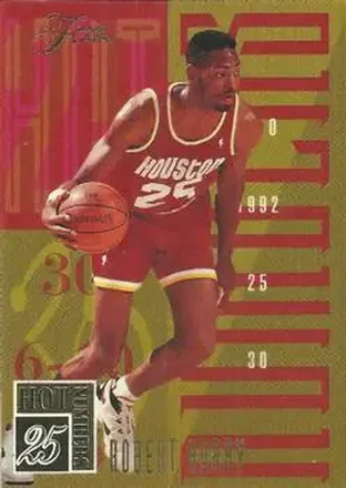 1994-95 Flair - Hot Numbers #5 - Robert Horry - Houston Rockets