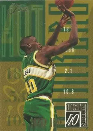 1994-95 Flair - Hot Numbers #6 - Shawn Kemp - Seattle SuperSonics
