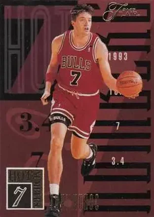 1994-95 Flair - Hot Numbers #7 - Toni Kukoc - Chicago Bulls