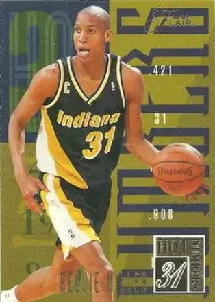 1994-95 Flair - Hot Numbers #9 - Reggie Miller - Indiana Pacers