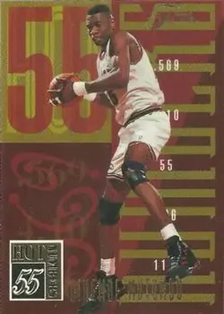 1994-95 Flair - Hot Numbers #10 - Dikembe Mutombo - Denver Nuggets 1994-95 Flair - Hot Numbers #10 - Dikembe Mutombo - Denver Nuggets