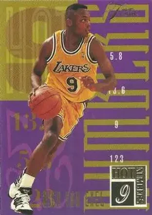 1994-95 Flair - Hot Numbers #19 - Nick Van Exel - Los Angeles Lakers