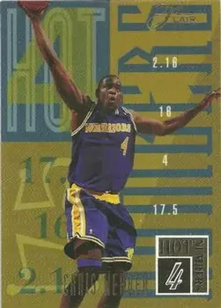 1994-95 Flair - Hot Numbers #20 - Chris Webber - Golden State Warriors