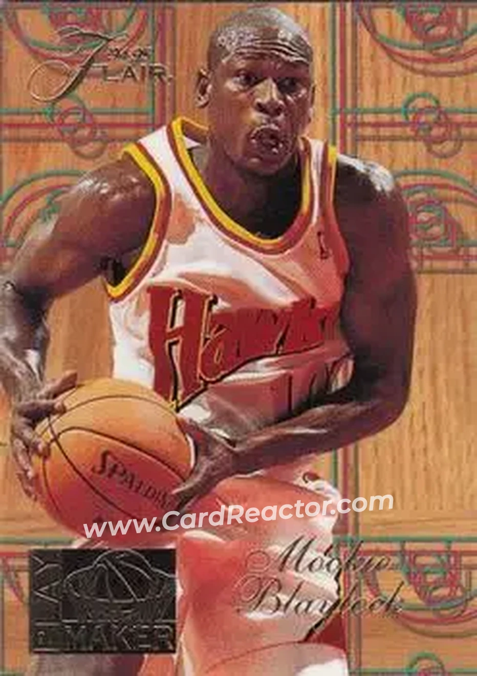1994-95 Flair - Play Maker #2 - Mookie Blaylock - Atlanta Hawks - Front 1994-95 Flair - Play Maker #2 - Mookie Blaylock - Atlanta Hawks - Front