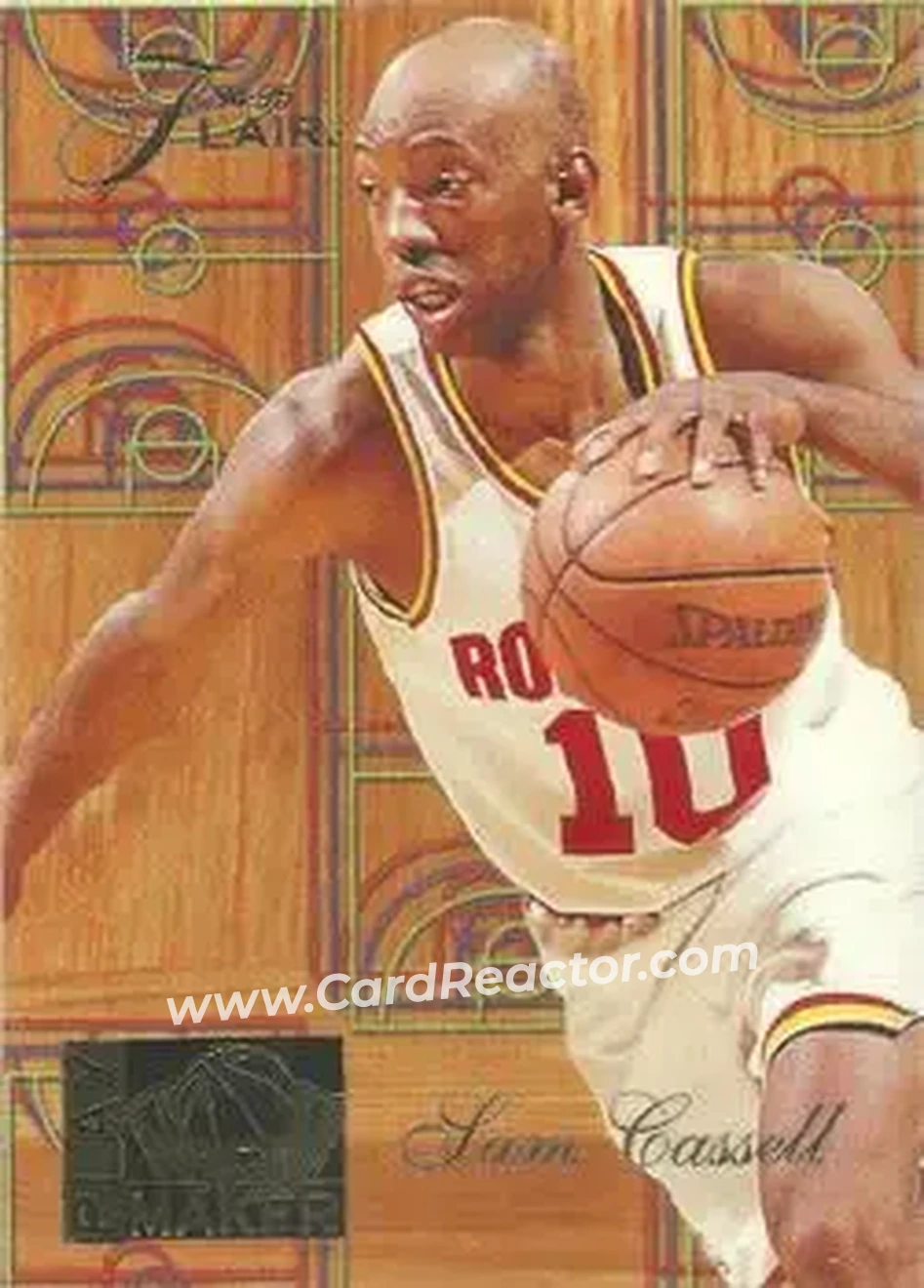 1994-95 Flair - Play Maker #3 - Sam Cassell - Houston Rockets - Front 1994-95 Flair - Play Maker #3 - Sam Cassell - Houston Rockets - Front