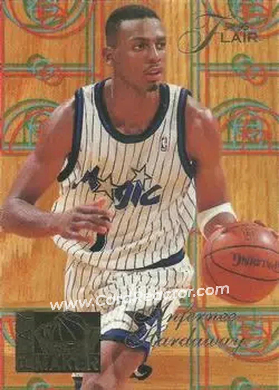 1994-95 Flair - Play Maker #4 - Anfernee Hardaway - Orlando Magic - Front