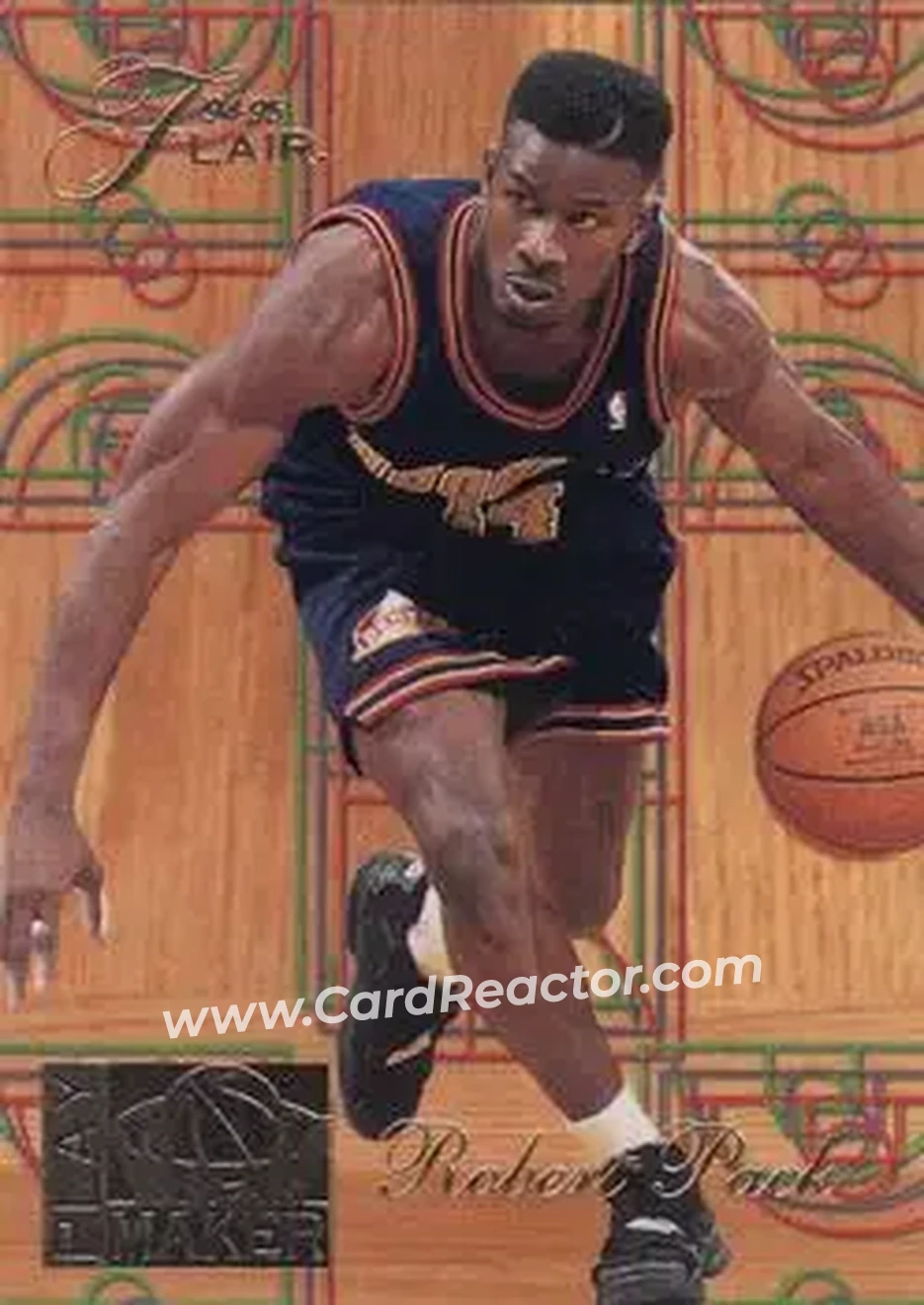 1994-95 Flair - Play Maker #5 - Robert Pack - Denver Nuggets - Front