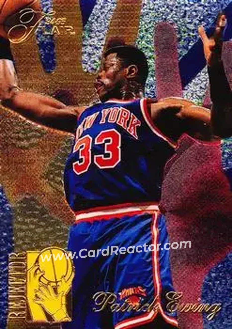 1994-95 Flair - Rejectors #1 - Patrick Ewing - New York Knicks - Front