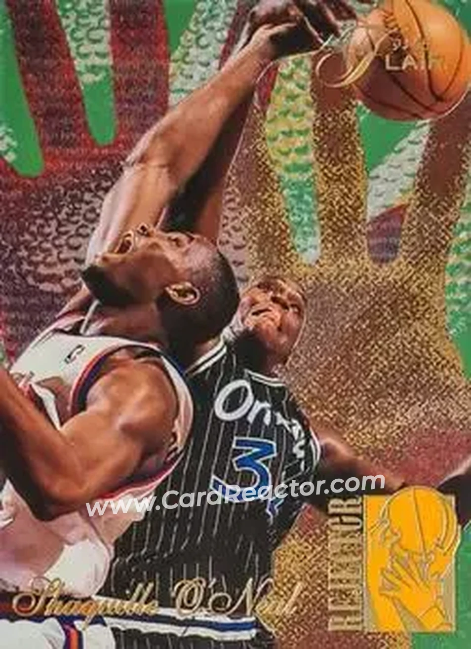 1994-95 Flair - Rejectors #5 - Shaquille O'Neal - Orlando Magic - Front