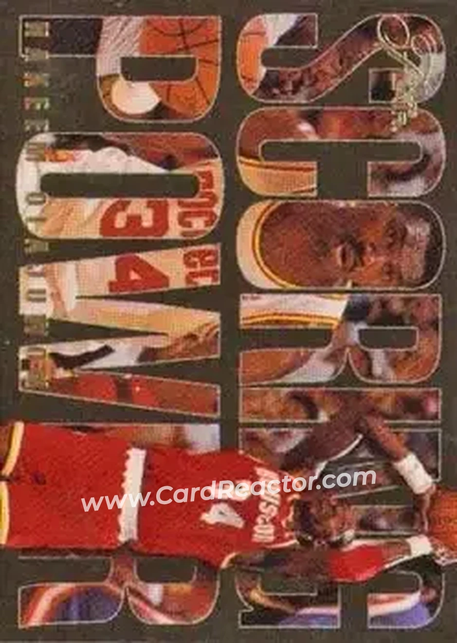 1994-95 Flair - Scoring Power #4 - Hakeem Olajuwon - Houston Rockets - Front 1994-95 Flair - Scoring Power #4 - Hakeem Olajuwon - Houston Rockets - Front