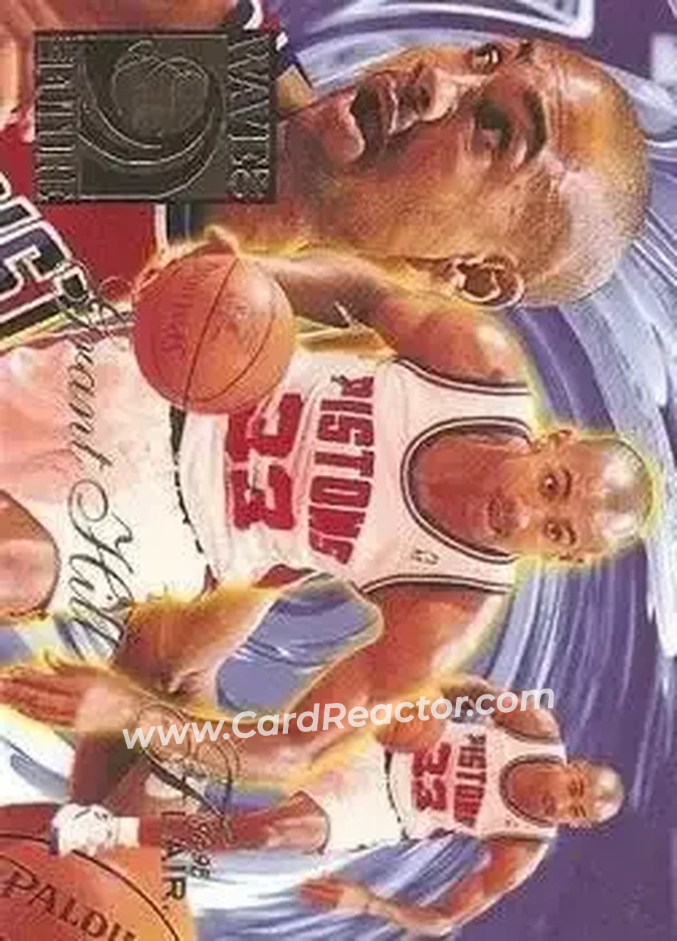 1994-95 Flair - Wave of the Future #2 - Grant Hill - Detroit Pistons - Front 1994-95 Flair - Wave of the Future #2 - Grant Hill - Detroit Pistons - Front