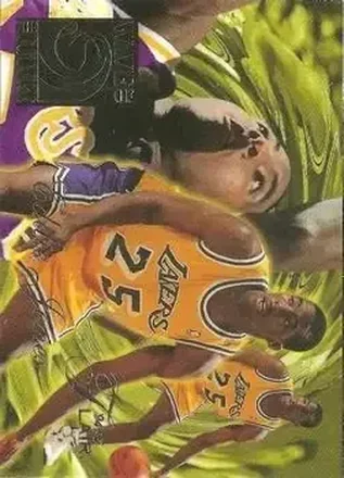 1994-95 Flair - Wave of the Future #4 - Eddie Jones - Los Angeles Lakers